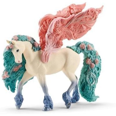 Schleich Bayala 70590 Pegasus met bloemen Opmaken en sieraden