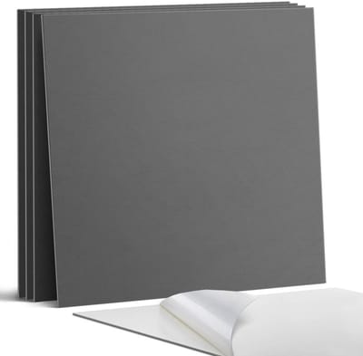 Coloray Wandpanelen Zelfklevend - Kleur: Grijsbruin Zelfklevende Wandpanelen - 50 cm x 50 cm - Marine Wandpaneel PVC - 5 stuks - Eénkleurige Wandpanelen Zelfklevend - Keuken Wandpanelen - Wandpanelen Badkamer