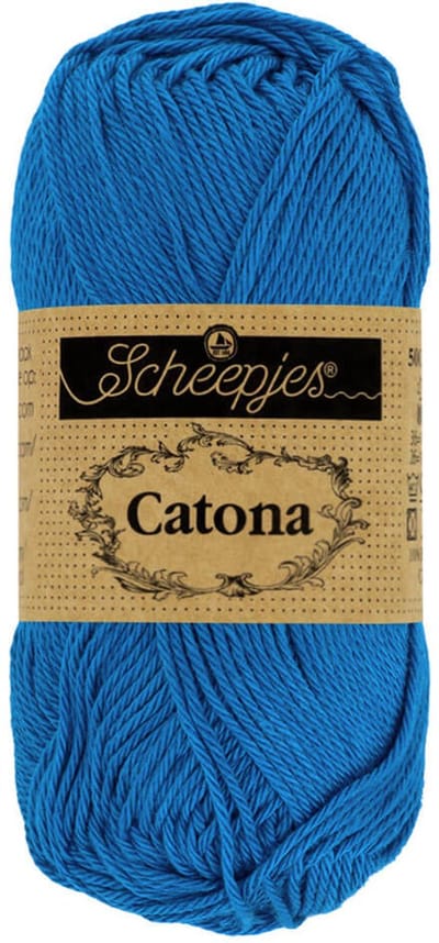 Scheepjes Catona 25gr - 201 Electric Blue