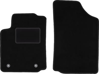 Voormatten zwart voor: Citroen C2 hatchback (2003-2009)