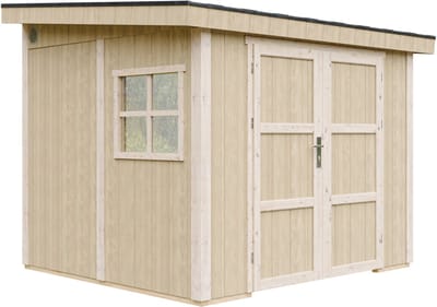 Timbela M938B - LP SmartSide Tuinhuis op houtbasis - 5,9 m² - 248x294xH231 cm - zonder vloer en zijwand (totaal 3 wanden)