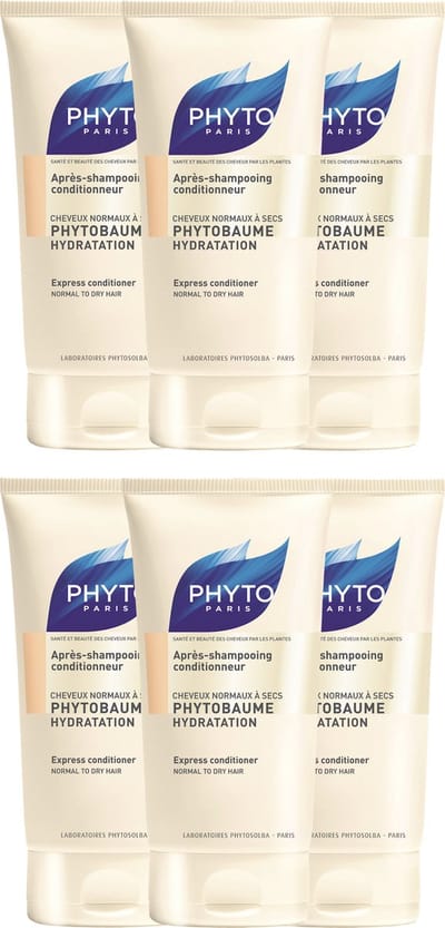 Phyto Paris Phytobaume Hydration Express conditioner Normal to Dry Hair 50ml x 6