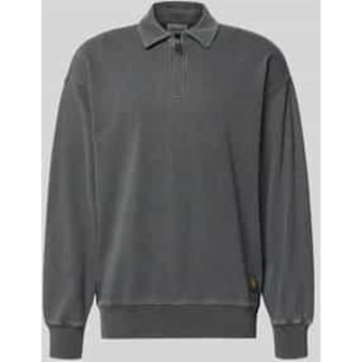 sweatshirt met polokraag