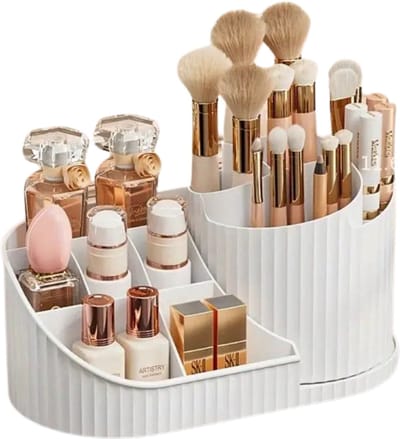Bovista make Up Organizer - Koffer - Tas - Makeup - Lades - Skincare - Cosmetica - Wit