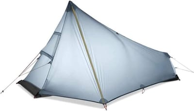 Kampeer Tipi - Buitentent Lichtgewicht - Outdoor Avontuur - Eenvoudig Opzetten - 215x105x125cm - Grijs