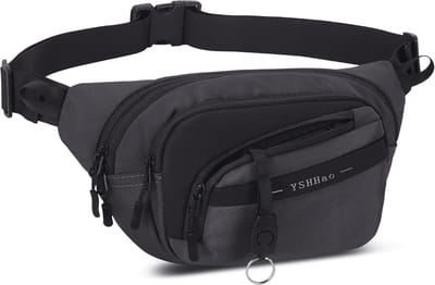 Heuptas voor Heren en Dames - Waterdichte Crossbody Tas met Grote Capaciteit en Verstelbare Band voor Sport en Reizen