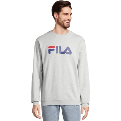 FILA Unisex Barbian Crew Sweat Light Grey Melange Taglia: M | Maglioni a maglia Outlet | Unisex | Grigio