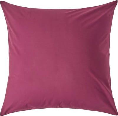 Homescapes Kussensloop 80x80 cm – Bordeaux – 100% Egyptisch Perkal Katoen – 200 TC
