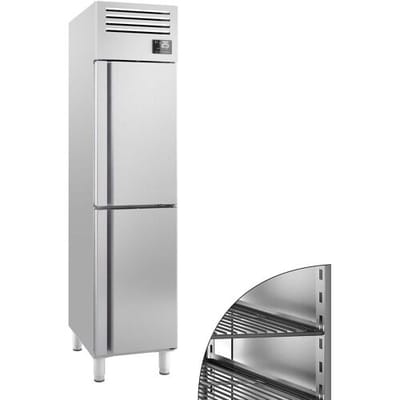 GGM Gastro Kühlschrank Edelstahl Premium PLUS - GN 1/1 - 325 Liter - mit 2 Türen Zilver