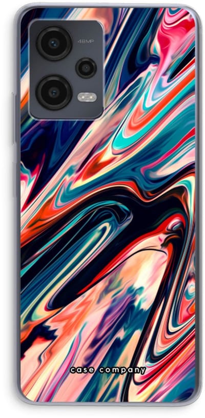 Case Company® - Hoesje geschikt voor Xiaomi Redmi Note 12 hoesje - Quantum Being - Soft Cover Telefoonhoesje - Bescherming aan alle Kanten en Schermrand