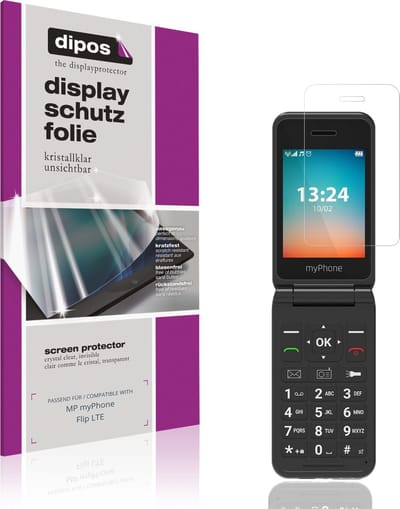 dipos – 4x Beschermfolie geschikt voor MP myPhone Flip LTE | Krasbestendige & heldere Screenprotector Ultra-Thin