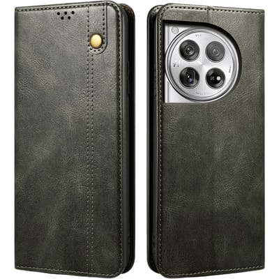 CaseBody OnePlus 12 Retro Bookcase Groen