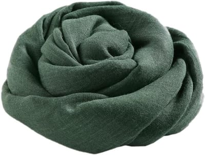 Elegante lichte katoenen sjaal voor dames, grote en eenvoudige sjaals, perfect als cadeau voor vrouwen