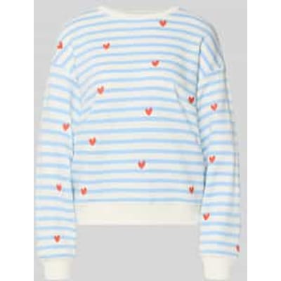 sweatshirt in all-over look