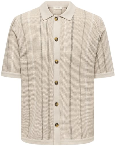 ONLY&SONS - ONSTOBBY LIFE RLX SS SHIRT KNIT NOOS - Heren - Polo's