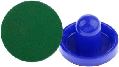 Air Hockey Pushers - Goalie Handles - Tafelspel Spelen - Duurzaam Kunststof - Set van 2 - Zwart