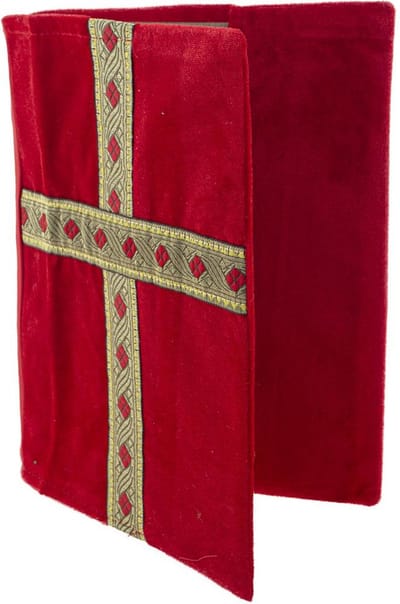 Boekomslag voor het grote boek van Sinterklaas - Rood - 20 x 27 cm