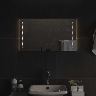 vidaXL - Badkamerspiegel - LED - 70x40 - cm