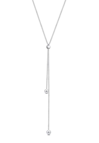 Elli - Halsketting - Dames Y-Ketting Bol Hanger Filigraan Verstelbaar in 925 Sterling Zilver - Dames