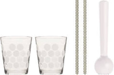 Zak!Designs DotDot Cocktailset - 2 Personen - Wit