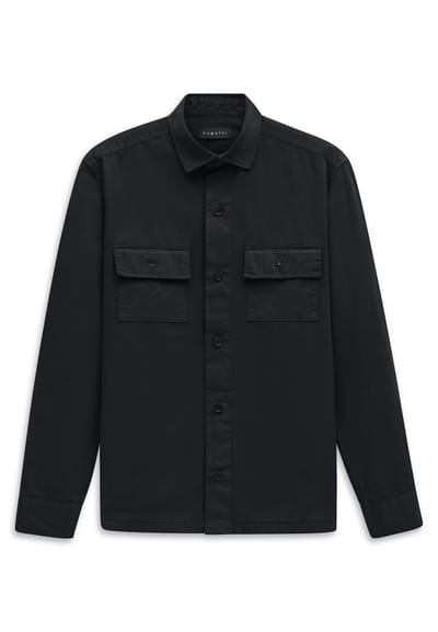 Bugatti Herren Vrijetijdshemd Overshirt Katoen