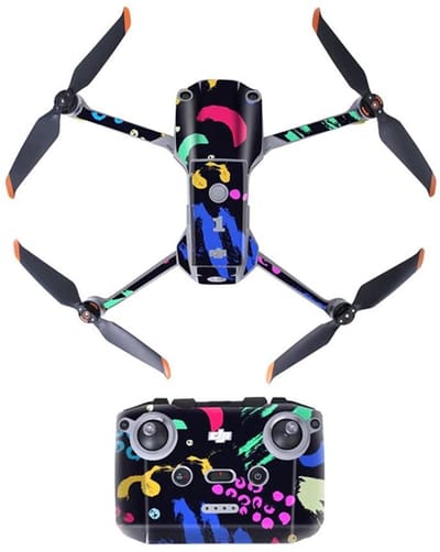 Protective Skin voor DJI AIR 2S - COLORED GRAFFITI