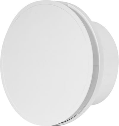 Badkamerventilator 100 mm rond WIT - design EAT100