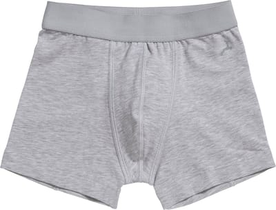 ten Cate short grijs melee 2 pack voor Jongens - Maat 134/140