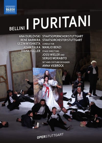 Roland Bracht, Adam Palka, Ana Durlovski, René Barbera, Staatsorchester Stuttgart, Manlio Benz - Bellini: I Puritani (DVD)