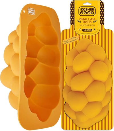 Siliconen bakvorm voor gevlochten challah-brood, ideaal voor perfecte broden zonder extra vormen