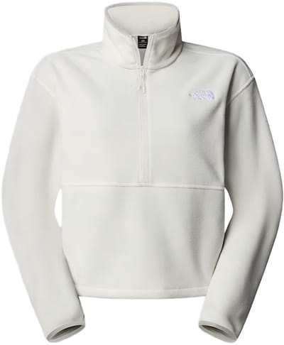 The North Face Glacier Fleece Dames 1/2 Zip Fleece Jack - Lichtgewicht Polyester, Gemaakt in Jordanië