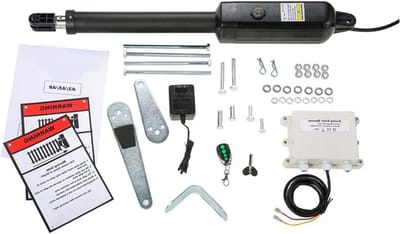 Automatische deuropener - Elektrische poortopener - Toegangscontrole Magazijn - Automatisch stoppen bij obstakels - Tot 400 kg - One Color