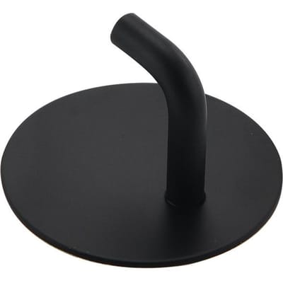 Wandhaken Zelfklevende RVS Wandhaak Handdoek Kledinghouder Sleutelhanger Rek Thuis Badkamer Keuken Opberghaak zwart