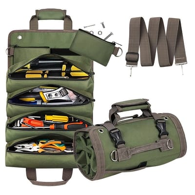 Dutchers® Gereedschapstas - Gereedschapskoffer - Gereedschapstrolley - Gereedschap tas - Gereedschapsrol - Gereedschapsetui - Roletui
