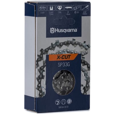 Husqvarna X-Cut SP33G Zaagketting (Semi-Haaks)- .325'' - 1,3mm - 72 Schakels - 45cm