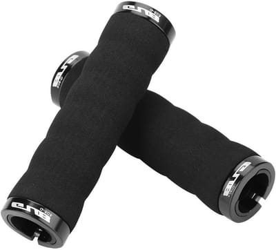 Comfortabele Anti-slip Handvatten voor Fietssturen - Zwarte en Rode Schuim Covers voor Mountainbike en Racefiets, Geschikt voor 22mm Stuurdiameter