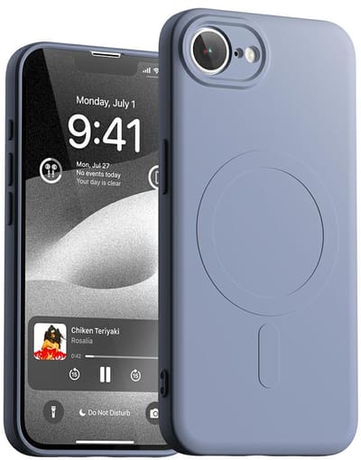Mercury Semi-Silicone Magsafe Hoesje Voor Iphone 16E Met Hoesje