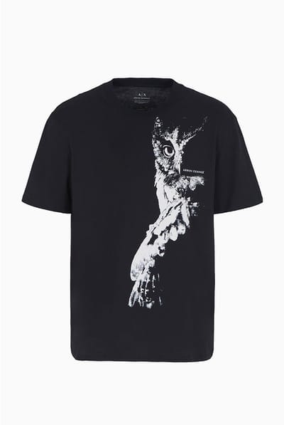 Armani Exchange Xm000043_af10334 T-shirt Met Korte Mouwen Zwart 2XL Man
