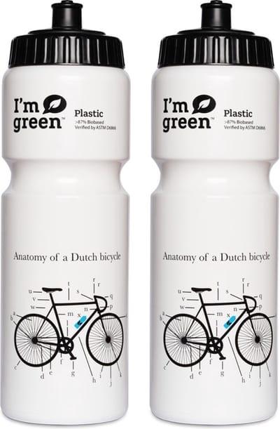 Retulp Bio Bidon Pakket Fiets - Bidons - Sport - Waterfles - Drinkfles - 750 ml - 2 stuks