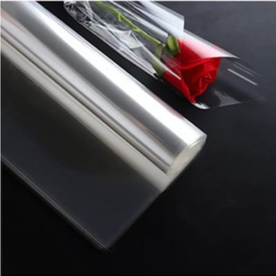 Dailygoods- Cellofaan Wikkelpapier 50 Vellen - Waterdicht - Transparant - Sterpatroon - Cadeaupapier - Professionele Look - Inpakpapier