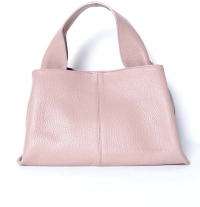 Giuliano lederen handtas Lyra - Dames - Made in Italy - Nude