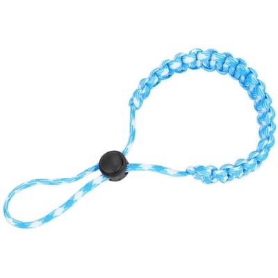 Corde Poignet Main Pointeur de Plongée Anti-perte Lanière Caméra Sous-marine (Bleu blanc)