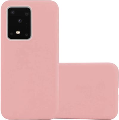 Cadorabo Hoesje geschikt voor Samsung Galaxy S20 ULTRA in CANDY ROZE - Beschermhoes gemaakt van flexibel TPU silicone Case Cover