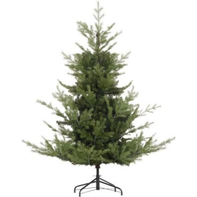 Sapin de Noël artificiel - MUVOE - Nordmann 150 cm - Feuillage dense - 1290 branches - Intérieur vert