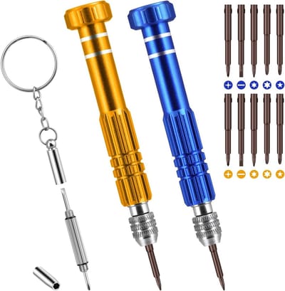 13-in-1 Mini Schroevendraaier Set voor Reparaties van Brillen, Horloges en Elektronica