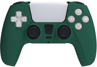 Silicone Hoes Geschikt voor: Playstation 5 Controller Skin - Silicone Hoes - PS5 Accessoires - Cover - Hoesje - Siliconen skin case - Groen