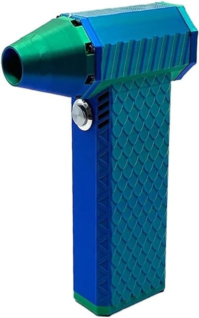 Luchtblazer - Krachtige ventilator - Stof verwijderen - Hoge luchtsnelheid - 18x12x6 cm - Groen