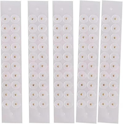 100 Stuks Acupunctuur Beads voor Ooracupunctuur - Duidelijke Wegwerp Stickers voor Massage en Pijnverlichting, Eenvoudig in Gebruik