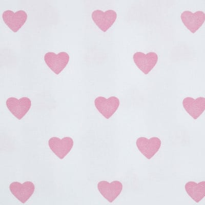 Homescapes stof per meter harten roze 150 cm breed