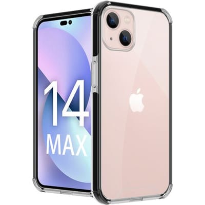 Coverzs telefoonhoesje geschikt voor Apple iPhone 14 Plus 3in1 shock case - schokbestendig - optimale bescherming voor je telefoon - transparant